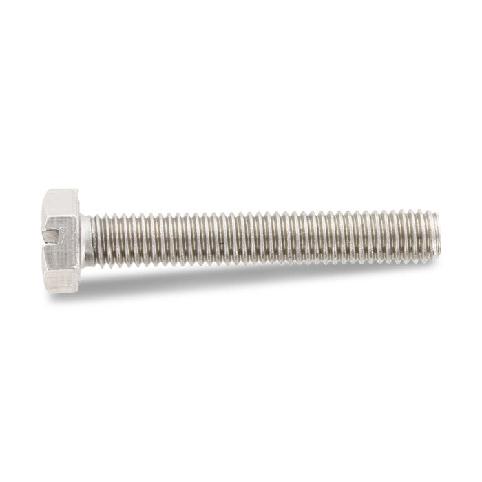 DIN 933 - Hatlapfejű, hornyolt, teljes menetes csavar - M4 x 6 SZ mm - 500 db.