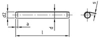ISO 8750 - Stift elastic spiral crestat - 2 x 4 mm - 1000 buc.