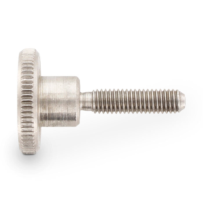 DIN 464 - Recézett fejű állítócsavar, teljes menet, magas forma - M4 x 8 mm - 50 db
