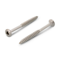 Surub lemn dulgherie cap bombat ridicat conic filet partial - 4,5 x 35/24 TX 20 - 500 buc.