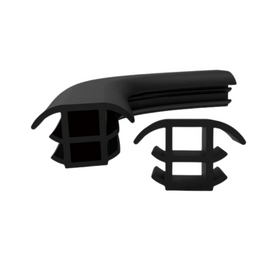 EPDM gumitömítés T alakú, napelemekhez V2 - 50m tekercs