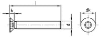 ISO 14581 - Surub cap inecat stea - M5 x 35 TX 25 - 500 buc. - Admira Distribution
