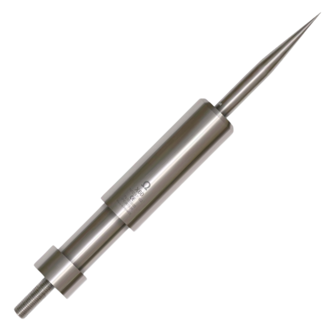 PDA Omega-X villámhárító, rozsdamentes acél gyújtószerkezettel, 25 / 35 / 45 / 60 µs