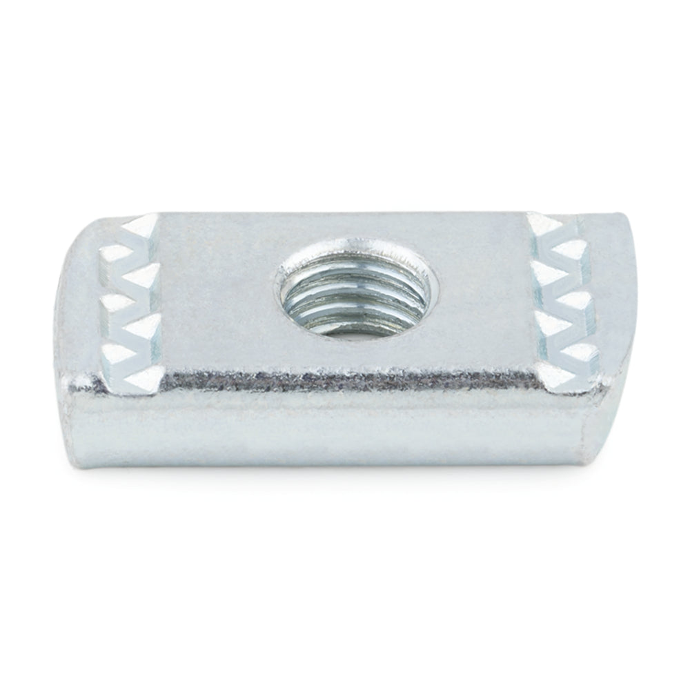 100x Négyzet anya, horganyzott acélból, 41x41 vagy 41x21 alumínium profilhoz