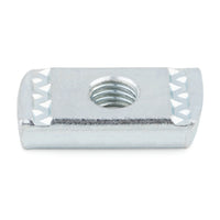 100x Piulita dreptunghiulara din otel zincat pentru profil aluminiu 41x41 sau 41x21