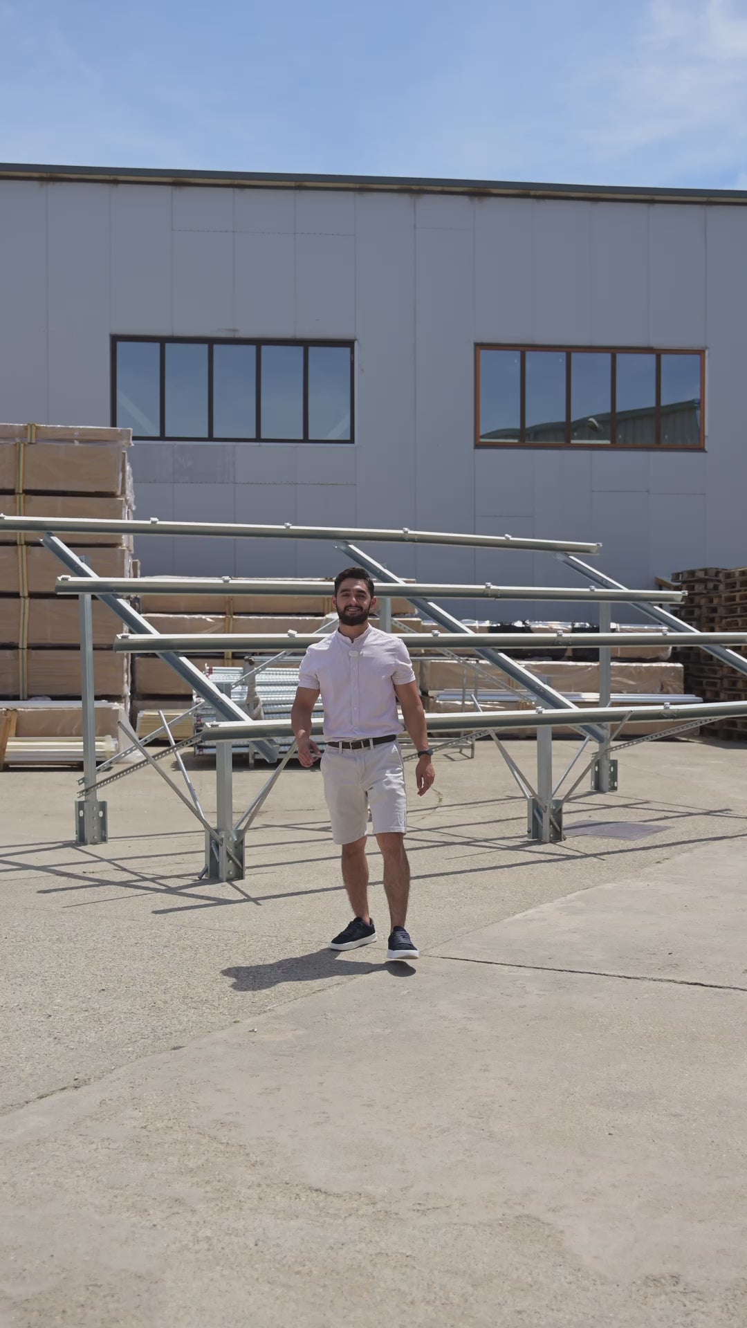 Structură Panouri Fotovoltaice Sol 10 Panouri - Model X 25° S350GD+Z275
