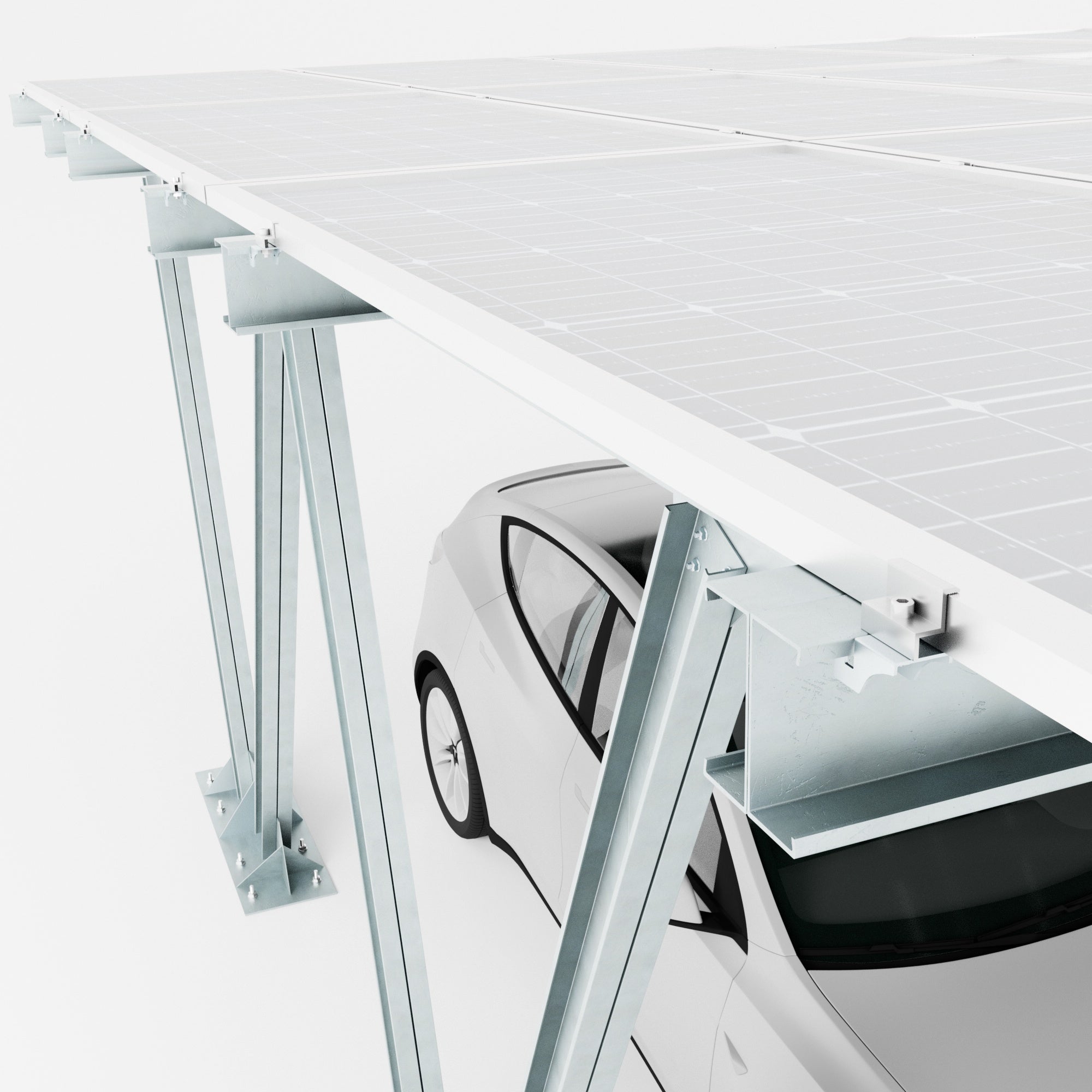 Carport Fotovoltaic 2 locuri ca. 7.5 kWp