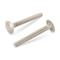 Fejjel lefelé fordított csavar, gombafejű, lapos M12 x 40 mm DIN 603, teljes menet, rozsdamentes acél A2 (304)