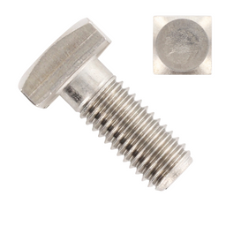 Négyszögfejű csavar M10x25mm, SW17, A2 (304)-70 rozsdamentes acél, FP
