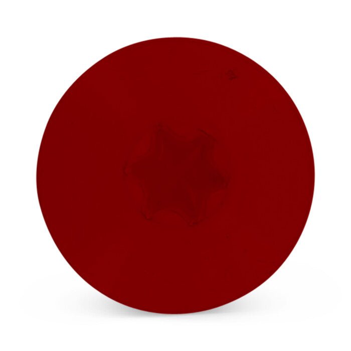 Surub lemn dulgherie cap stea colorat - 5,5 x 38 mm - RAL 3009 - 100 buc. - Admira Distribution