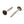 Surub lemn dulgherie cap stea colorat - 5,5 x 38 mm - RAL 8014 - 100 buc. - Admira Distribution