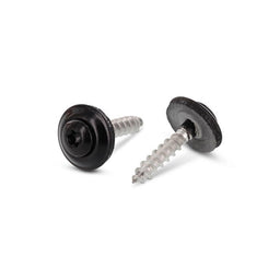 Surub lemn dulgherie colorat cap inecat cu saiba EPDM - 4,5 x 25 mm - RAL 9005 - 200 buc. - Admira Distribution